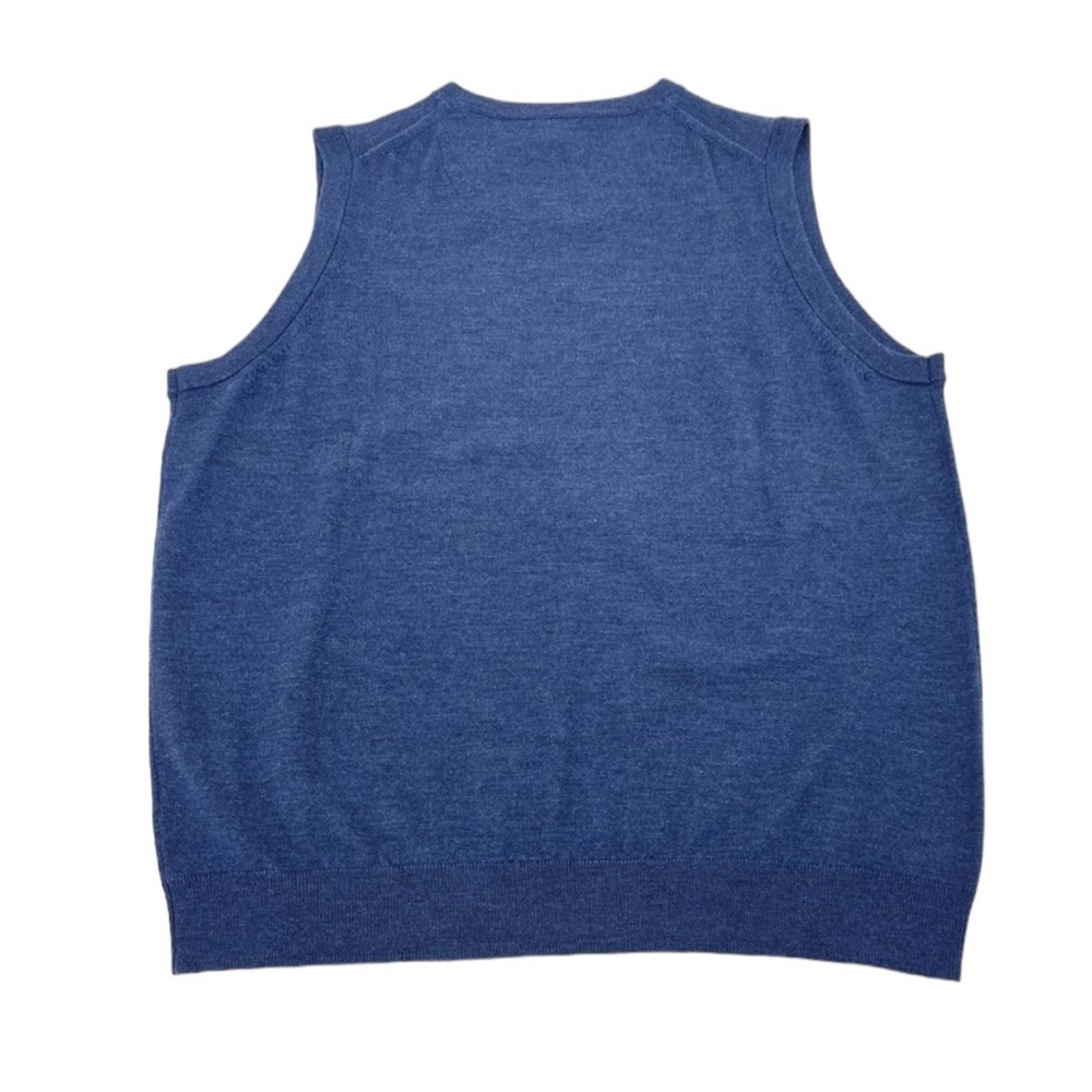 Nordstrom Merino Wool Vest XL Blue - Picture 10 of 12